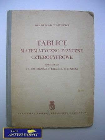 TABLICE MATEM- FIZYCZNE CZTEROCYFROWE