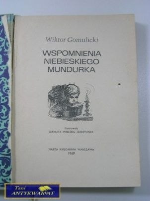 WSPOMNIENIA NIEBIESKIEGOMUNDURKA-W. Gomulicki