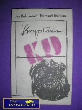 KRYPTONIM KD - J. Babczenko, R. Bolduan