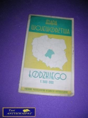MAPA WOJEWÓDZTWA ŁÓDZKIEGO