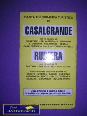 PIANTA TOPOGRAFICA TURISTICA DI CASALGRANDE