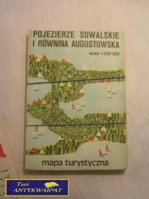 POJEZIERZE SUWALSKIE I RÓWNINA AUGUSTOWSKA-MAPA