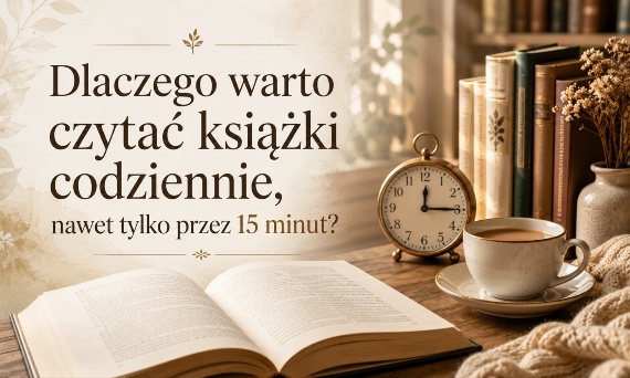 Dlaczego warto czytać książki codziennie, nawet tylko przez 15 minut?