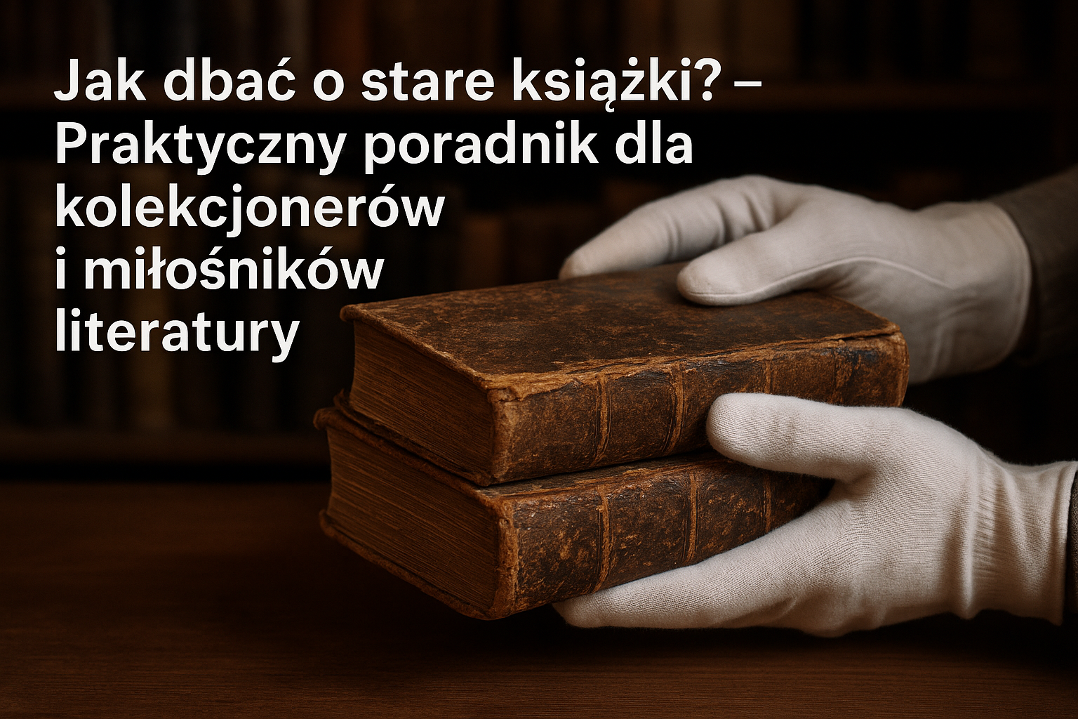 Jak dbać o stare książki?